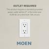 imageMoen Moen White 2Series Standard NonElectronic Bidet Seat for Elongated Seats EB500EBiscuit