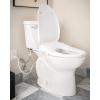 imageMoen Moen White 2Series Standard NonElectronic Bidet Seat for Elongated Seats EB500EWhite