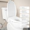 imageMoen Moen White 2Series Standard NonElectronic Bidet Seat for Elongated Seats EB500EWhite