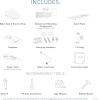 imageMoen Moen White 2Series Standard NonElectronic Bidet Seat for Elongated Seats EB500EWhite