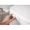 imageMoen Moen White 2Series Standard NonElectronic Bidet Seat for Elongated Seats EB500EWhite