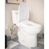 imageMoen Moen White 2Series Standard NonElectronic Bidet Seat for Elongated Seats EB500EWhite