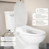 imageMoen Moen White 2Series Standard NonElectronic Bidet Seat for Elongated Seats EB500EWhite