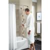 imageMoen T2473EPBL Genta LX PosiTemp Pressure Balancing EcoPerformance Modern Tub and Shower Trim Valve Required Matte BlackChrome