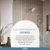imageMoen T2473EPBL Genta LX PosiTemp Pressure Balancing EcoPerformance Modern Tub and Shower Trim Valve Required Matte BlackMatte Black