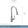 imageMoen Weymouth Brushed Gold Traditional Shepherds Hook Pulldown Kitchen Faucet Featuring Pull Down Spray Head with Power Boost S73004BGOil Rubbed Bronze