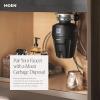 imageMoen Weymouth Brushed Gold Traditional Shepherds Hook Pulldown Kitchen Faucet Featuring Pull Down Spray Head with Power Boost S73004BGOil Rubbed Bronze