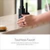 imageMoen Weymouth Brushed Gold Traditional Shepherds Hook Pulldown Kitchen Faucet Featuring Pull Down Spray Head with Power Boost S73004BGSpot Resist Stainless