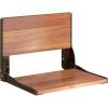 imageMoen Bath Safety Furniture Wood Home Care Teak Wood Aluminum Folding Shower Seat Wall Mounted Shower Bench DN7110Old World Bronze