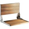 imageMoen Bath Safety Furniture Wood Home Care Teak Wood Aluminum Folding Shower Seat Wall Mounted Shower Bench DN7110Teak Wood