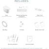 imageMoen 5Series White Tankless Bidet One Piece Elongated Bidet Toilet with UV Sterilization and HandsFree Functionality ET2200ET1300