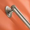 imageMoen R8716D1GCH Home Care Safety 16inch Bathroom Grab Bar with Comfort Grip Pad ChromeBrushed Nickel