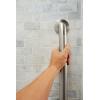 imageMoen Stainless Bathroom Safety 18Inch Shower Grab Bar with Concealed Screws for Elderly or Handicapped R8918Peened