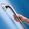 imageMoen Ultima Brushed Nickel Bathroom Safety 36Inch Designer Bathroom Grab Bar with Curl Grip for Handicapped or Elderly R8736D3GBNChrome
