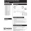 imageMoen YG0742BL Bathroom Safety 42Inch Stainless Steel Modern Bathroom Grab BarMatte Black