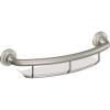 imageMoen Brushed Nickel Bathroom 16inch Safety Grab Balance Assist Bar with Storage Shelf for Bathtub or Shower R2356DBNBrushed Nickel