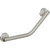 imageMoen Brushed Nickel Bathroom Safety 16Inch Stainless Steel Angled Shower Grab Bar for Handicapped or Elderly RA8716D1GBN