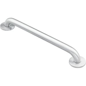 imageMoen Bathroom Safety 18Inch Stainless Steel Shower Grab Bar with Concealed Screws for Handicapped or Elderly 8718Silver