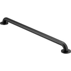 imageMoen Home Care Bathroom Safety 16 Inch Stainless Steel Handicap Grab Bar for Bathtub and Shower Elderly Assistance Product with Concealed Screws Polished Brass R8936BL