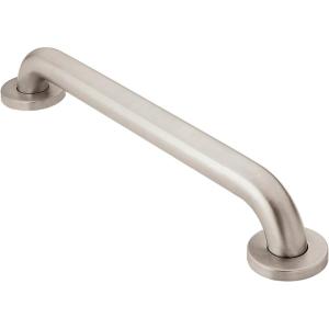 imageMoen Stainless Bathroom Safety 18Inch Shower Grab Bar with Concealed Screws for Elderly or Handicapped R8918Stainless