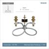 imageMoen Brass Widespread Bathroom Sink Faucet RoughIn Valve with Drain Assembly Featuring MPACT Technology 900005