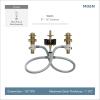 imageMoen Brass Widespread Bathroom Sink Faucet RoughIn Valve with Drain Assembly Featuring MPACT Technology 900005