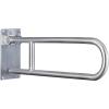 imageMoen Stainless Steel Bathroom Safety 30Inch FlipUp ScrewIn Bathroom Grab Bar with Textured Grip for Handicapped or Seniors R8960FDGlacier