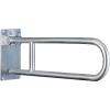 imageMoen Stainless Steel Bathroom Safety 30Inch FlipUp ScrewIn Bathroom Grab Bar with Textured Grip for Handicapped or Seniors R8960FDPeened