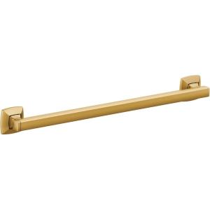 imageMoen YG5118BG Bathroom Safety 18Inch Stainless Steel Transitional Bathroom Grab Bar Brushed Gold
