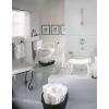 imageMoen Glacier White Home Care Bathroom Safety Toilet Grab Bar Toilet Rails for Seniors DN7015