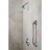 imageMoen YG2812BN Bathroom Safety 12Inch Stainless Steel Transitional Bathroom Grab Bar Brushed NickelBrushed Nickel