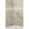 imageMoen YG2812BN Bathroom Safety 12Inch Stainless Steel Transitional Bathroom Grab Bar Brushed NickelBrushed Nickel