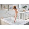 imageMoen YG2812BN Bathroom Safety 12Inch Stainless Steel Transitional Bathroom Grab Bar Brushed NickelChrome
