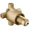 imageMoen 3360 Commercial Brass ThreeFunction Shower Transfer Valve Standard 12Inch CC ConnectionsPack of 1