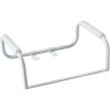 imageMoen Glacier White Home Care Bathroom Safety Toilet Grab Bar Toilet Rails for Seniors DN7015