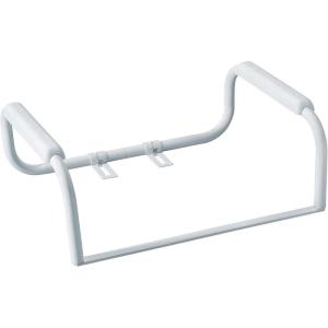 imageMoen Glacier White Home Care Bathroom Safety Toilet Grab Bar Toilet Rails for Seniors DN7015