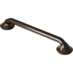 imageMoen YG2812BN Bathroom Safety 12Inch Stainless Steel Transitional Bathroom Grab Bar Brushed NickelOil Rubbed Bronze