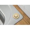 imageMoen Brushed Gold Garbage Disposal Air Switch Coordinating Decorative Button Decorative Button Only Housing Required AS4201BG