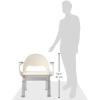 imageMoen DN7100 Home Care Premium Adjustable Bath Safety Shower Chair with Back and Arm Rests Glacier