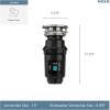 imageMoen EX50C Garbage Disposal 12 HP Black05 HP