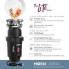 imageMoen EX50C Garbage Disposal 12 HP Black13 HP