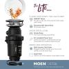 imageMoen EX50C Garbage Disposal 12 HP Black13 HP