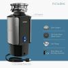 imageMoen Host Series 34 HP Continuous Feed Garbage Disposal with Sound Reduction for Kitchen Sink Power Cord Included GXS75C1 HP