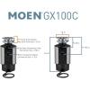 imageMoen Host Series 34 HP Continuous Feed Garbage Disposal with Sound Reduction for Kitchen Sink Power Cord Included GXS75C1 HP