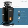 imageMoen Host Series 34 HP Continuous Feed Garbage Disposal with Sound Reduction for Kitchen Sink Power Cord Included GXS75C34 HP