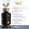 imageMoen Host Series 34 HP Continuous Feed Garbage Disposal with Sound Reduction for Kitchen Sink Power Cord Included GXS75C34 HP