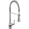 imageMoen Paterson Chrome Water Filtration OneHandle High Arc Pulldown Kitchen Faucet Water Filter for Sink Faucet Sold Separately FS72003Chrome