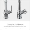 imageMoen Paterson Chrome Water Filtration OneHandle High Arc Pulldown Kitchen Faucet Water Filter for Sink Faucet Sold Separately FS72003Chrome