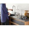imageMoen Paterson Chrome Water Filtration OneHandle High Arc Pulldown Kitchen Faucet Water Filter for Sink Faucet Sold Separately FS72003Chrome