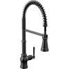 imageMoen Paterson Chrome Water Filtration OneHandle High Arc Pulldown Kitchen Faucet Water Filter for Sink Faucet Sold Separately FS72003Matte Black